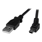 Cable Usb - Usb Mini B Startech 1m Angular Negro Usbamb1mu 