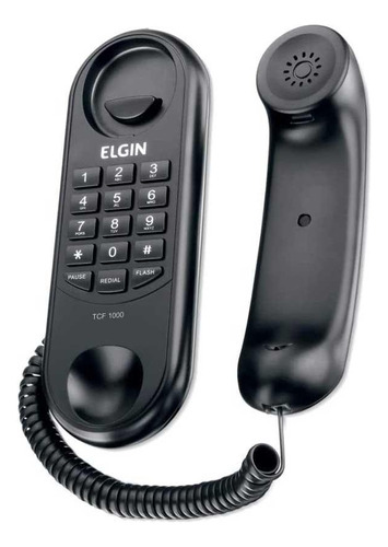 Telefone Com Fio Elgin Montável Em Parede Tcf-1000