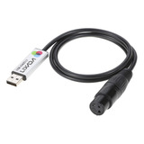 Usb Interface Adapter For Dmx Led Dmx512 Computer Pc Stage
