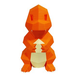 3d Figura Pokemon Charmander Poligonal Proxyworld