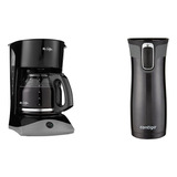 Mr. Coffee 12-cup Sk13 Manual Gofheraker & Taza De Viajes Ai