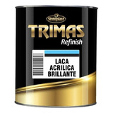 Laca Acrilica Automotriz Blanco Brillante Trimas 4 Litros