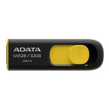 Memoria Flash Adata Uv128 Usb 3.2 32 Gb Deslizable Plástico