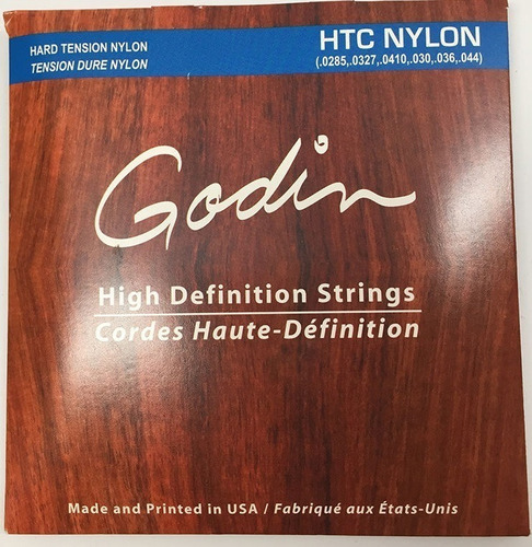 Encordado Para Guitarra De Nylon Hard Tension Godin