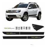 Kit Faixa Adesivo Coluna Rack Renault Duster Techroad Kitdst