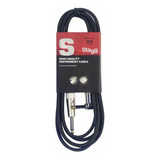 Cable Stagg De Instrumento 3m Plug A Plug Conector Resistent