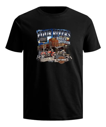 Camiseta Harley Davidson Moto Chopper Playera Retro Hombre