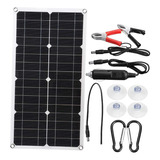 Kit De Panel Solar De 100 W, Ligero, Monocristalino (con