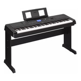 Piano Digital Yamaha Dgx660 B 88 Teclas + Fuente + Envío Cuo