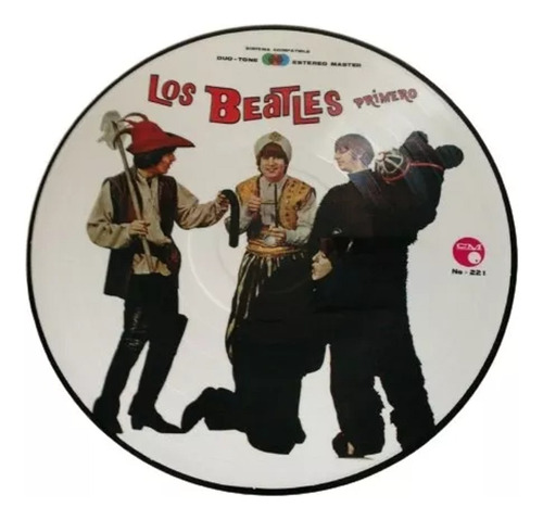 The Beatles Lp Picture Disc Los Beatles Primero Novo Disco