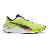 Zapatillas Puma Electrify Nitro 3 Mujer Running Verde