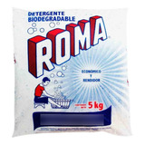 Jabón En Polvo Roma Caja Con 4 Paquetes 5 Kg