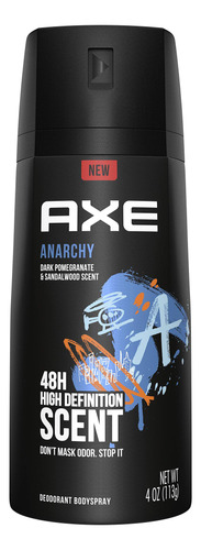 Axe Fragancia Corporal Para Hombre, Apollo, 4onzas, Paquete