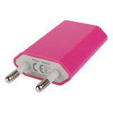 Enchufe Usb Universal 2.1a Cargador Universal Color Rosa Chicle