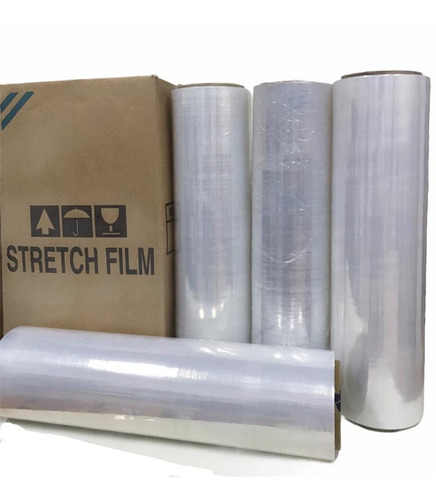 Film Stretch Bobina 50cm 4.0 Kg Cristal Embalaje Resistente 