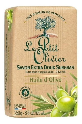 Jabon Extra Suave Oliva 250 Grs - Le Petit Olivier