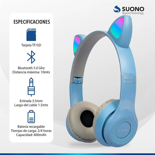 Auriculares Inalambricos Bluetooth Recargable Orejitas 
