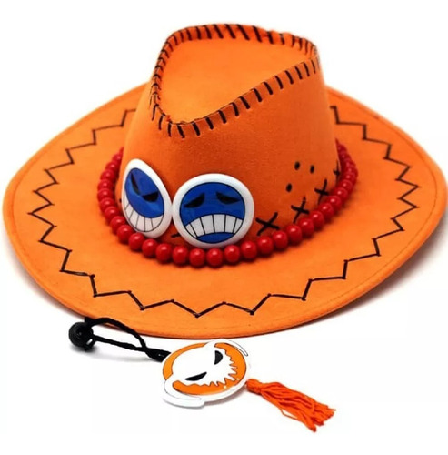 Sombrero Compatible Luffy Ace Anime Cosplay - One Piece
