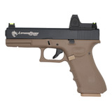 Pistola Airsoft Leviathan Arms P17 Bk/tan + Red Dot