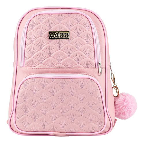 Mochila Feminina Pequena Bolsa De Costas Escolar Desenho Boa Cor Rosa Bebê Desenho Do Tecido Concha