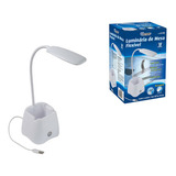 Luminaria Western Flexivel Touch 3,6w 150 Lumens Cor Da Cúpula Branco Cor Da Estrutura Branco 5v