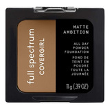 Maquillaje En Polvo Compacto Covergirl Matte Ambition Color Tan Golden