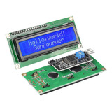 Lcd Pantalla 1602 16x2 + Conversor I2c Azul Display Arduino