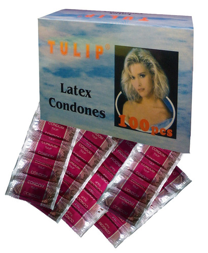 Condones Tulip Caja Paga 60 Lleva 100 Preservativos