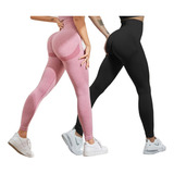 2pz Leggins Deportivos Mujer Licra Colombiana Yoga Gym Dama