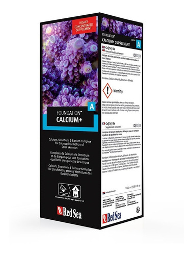 Suplemento Reef Foundation Calcio+  Red Sea 500 Ml 