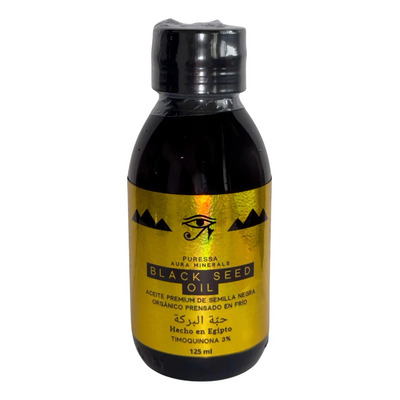 Aceite De Semillas De Comino Negro 100% Puro - 125 Ml | Meses sin interés
