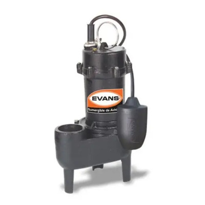 Bomba Sumergible Evans Agua Sucia .5 Hp, Descarga 2 | Envío gratis