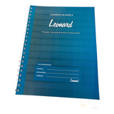 Cuaderno Pentagramado Leonard 100 Páginas Espiralado