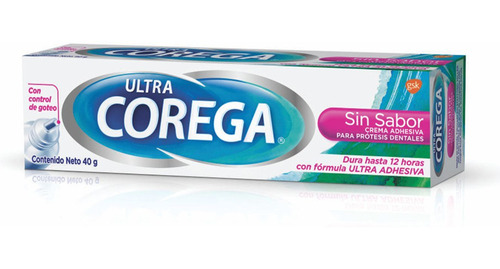 Crema Dental Corega Sin Sabor 40 Gr.