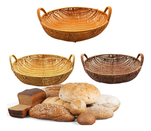 Cesto De Pães Fruteira Rustico Centro De Mesa Casa Boho Chic