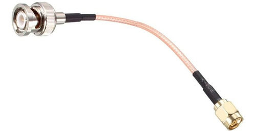Conversor Conector Sma Macho A Bnc Macho Cable 10cm