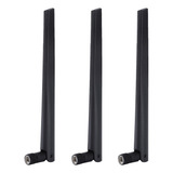 3pcs Wifi Router Sma Tarjeta De Red Inalámbrica Antena