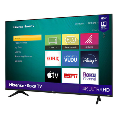 Pantalla Televisión Hisense 58'' Smart Tv Roku 4k Uhd 58r6e3 | Meses sin interés