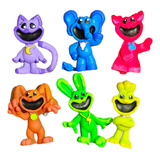 Seis Figuras Juguete Smiling Critters 