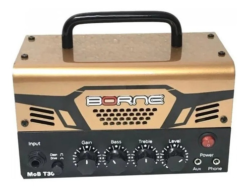 Mini Cabeçote Amplificador Borne Mob T30 Cobre 30w