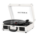 Victrola Journey White Tocadiscos Retro Parlantes Bluetooth