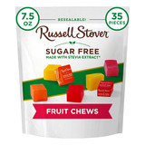 Russell Stover Fruit Chews - Caramelos Sin Azucar, Bolsa De