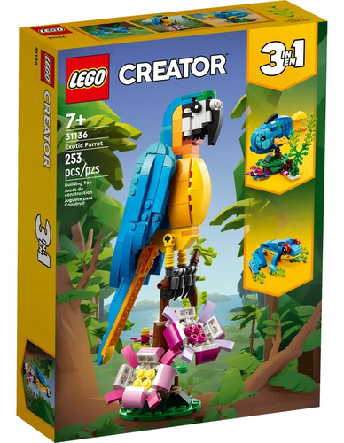 Lego Creator 31136 - Perico Exótico - 253 Piezas - Premium