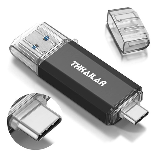 Thkailar Memoria Usb C De 64 Gb, 128 Gb, 256 Gb, 512 Gb, 2 E