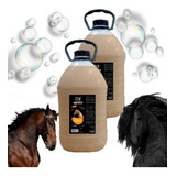 Shampoo Cavalo 5l Equinos Potros E Semelhantes Kit 2unid