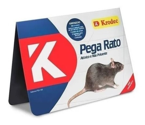 Ratoeira Adesiva Cola Pega Rato  C/ 5 Peças