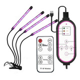 Lámpara Luz Led Crecimiento Plantas Invernadero Pinza Ganso