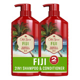 Old Spice Fiji Champú Y Acondicionador 2 En 1 Para Hombres