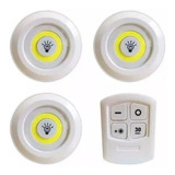 Kit 3 Lampadas Luminária Dimerizavel Led Controle Remoto