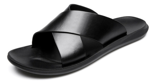 Zapatillas De Playa De Cuero Informales De Moda Para Hombre